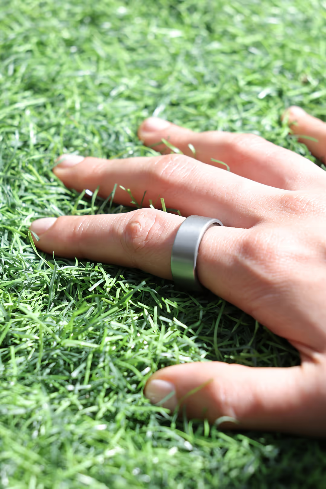 Ring AIR - RAW TITANIUM