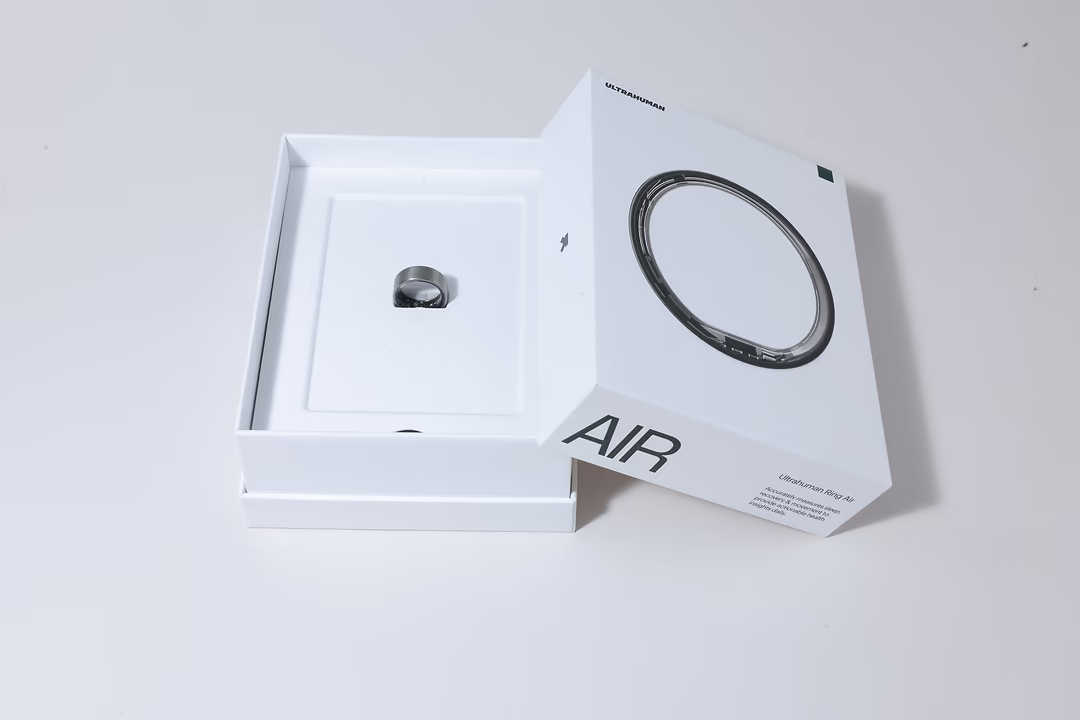 Ring AIR - RAW TITANIUM